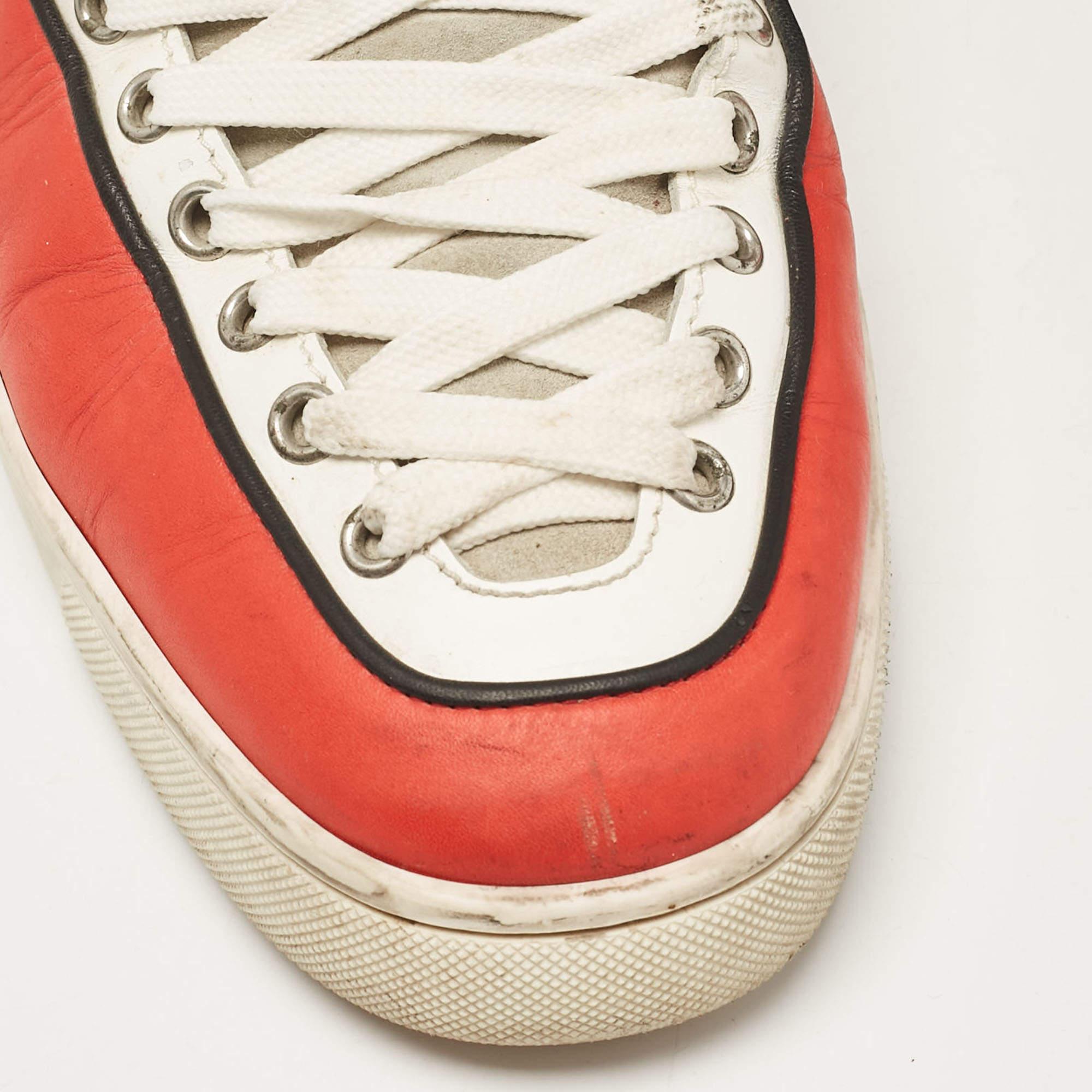 Christian Louboutin Zapatillas altas de piel multicolor Talla 44.5 en venta 2