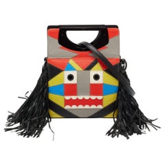 Christian Louboutin Multicolor Leather Mini Tribalou Passage Shoulder Bag