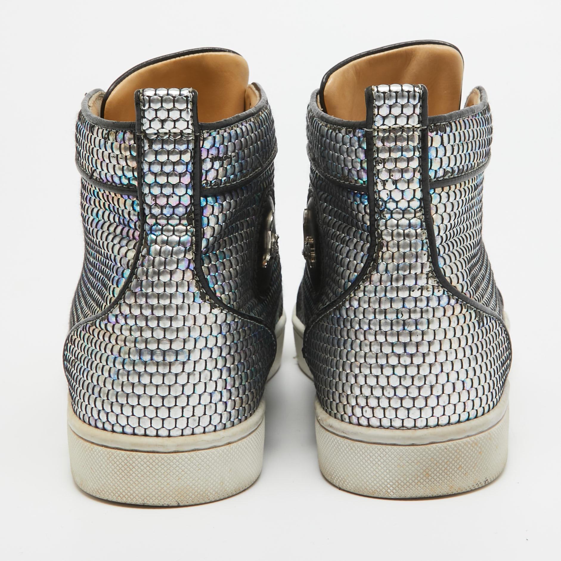 Women's Christian Louboutin Multicolor Leather Rantus Orlato Sneakers Size 40
