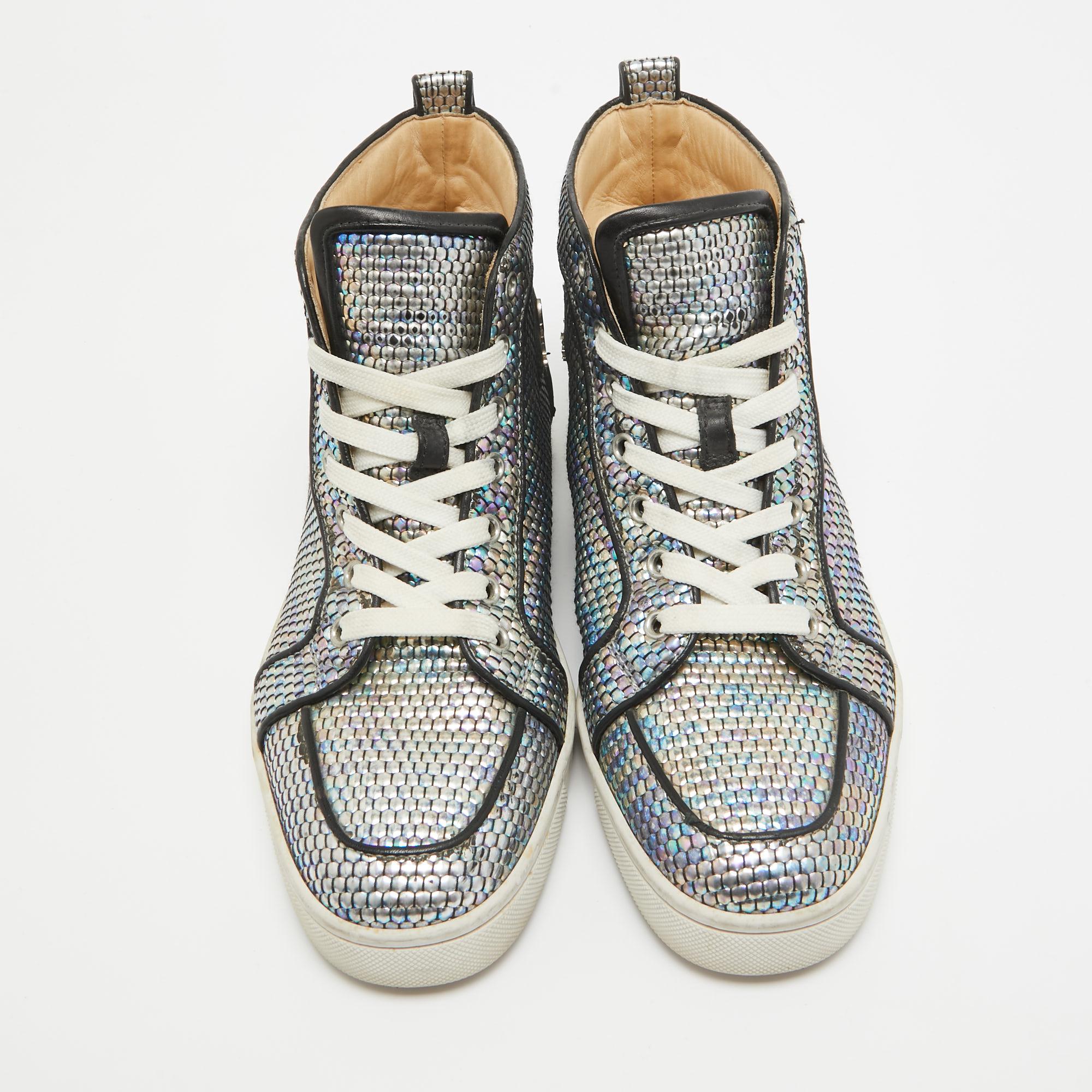 Christian Louboutin Multicolor Leather Rantus Orlato Sneakers Size 40 1