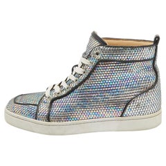 Christian Louboutin Multicolor Leather Rantus Orlato Sneakers Size 40