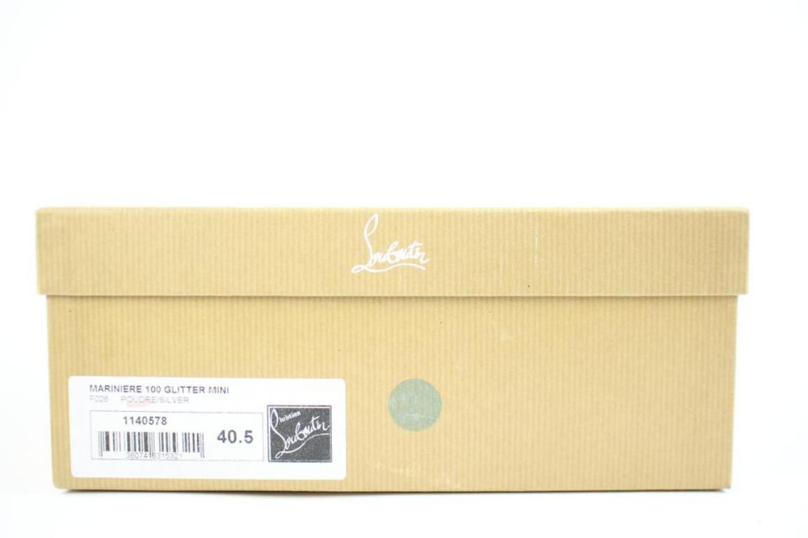 Christian Louboutin Multicolor Mariniere 100 Glitter Mini 36cla32717 Sandals For Sale 4
