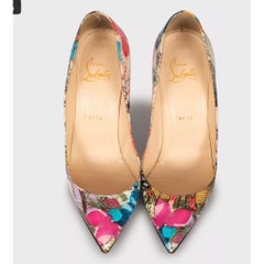 Christian Louboutin Multicolor Patent Leather Pumps - 37