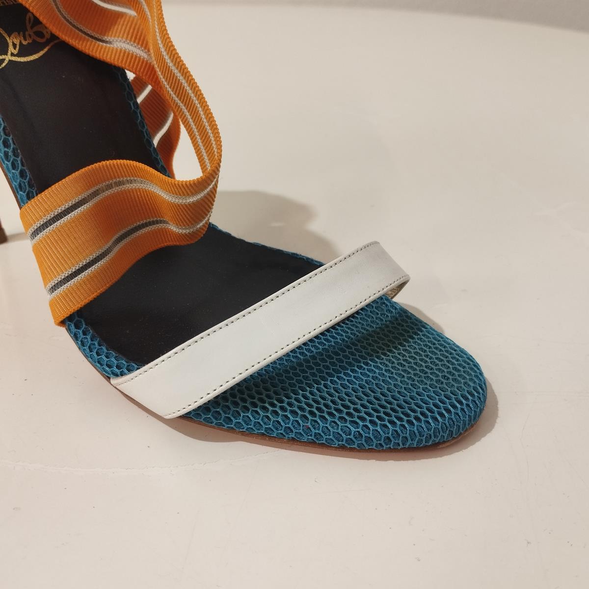 Christian Louboutin Sandalias Multicolor IT 37, 5 Marrón en venta