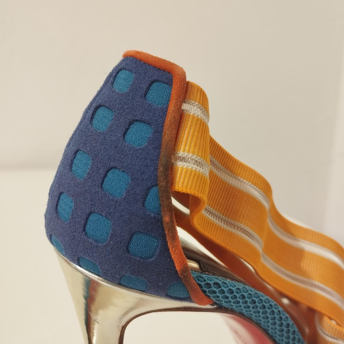 Christian Louboutin Multicolored Sandals IT 37, 5 For Sale 3