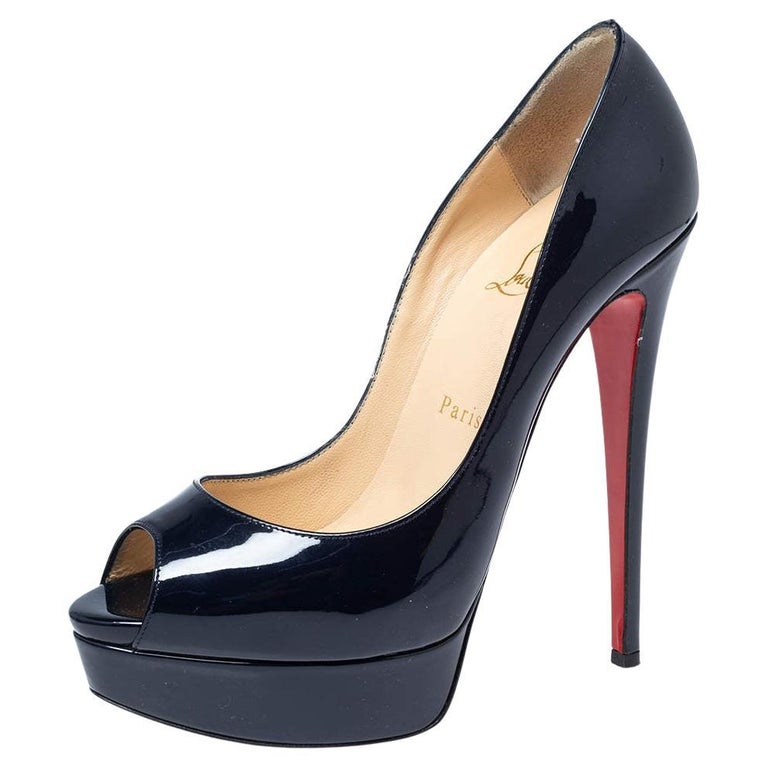 Navy Coolito Donna Suede Slippers in Beige - Christian Louboutin