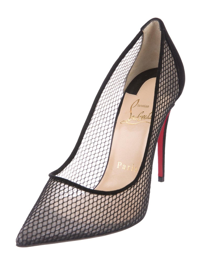 christian louboutin mesh shoes