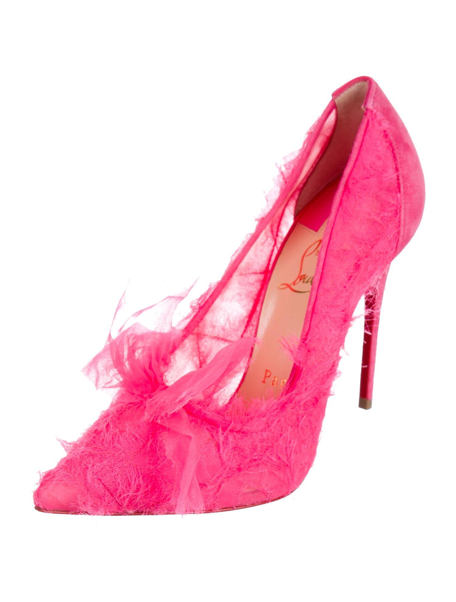 Christian Louboutin NEW Pink Suede Woven Chiffon Evening Heels Pumps in Box

Size IT 36
Woven
Suede
Chiffon
Made in Italy
Heel height 4