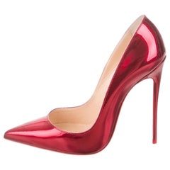 Christian Louboutin NEW Red Patent Leather Pumps Heels