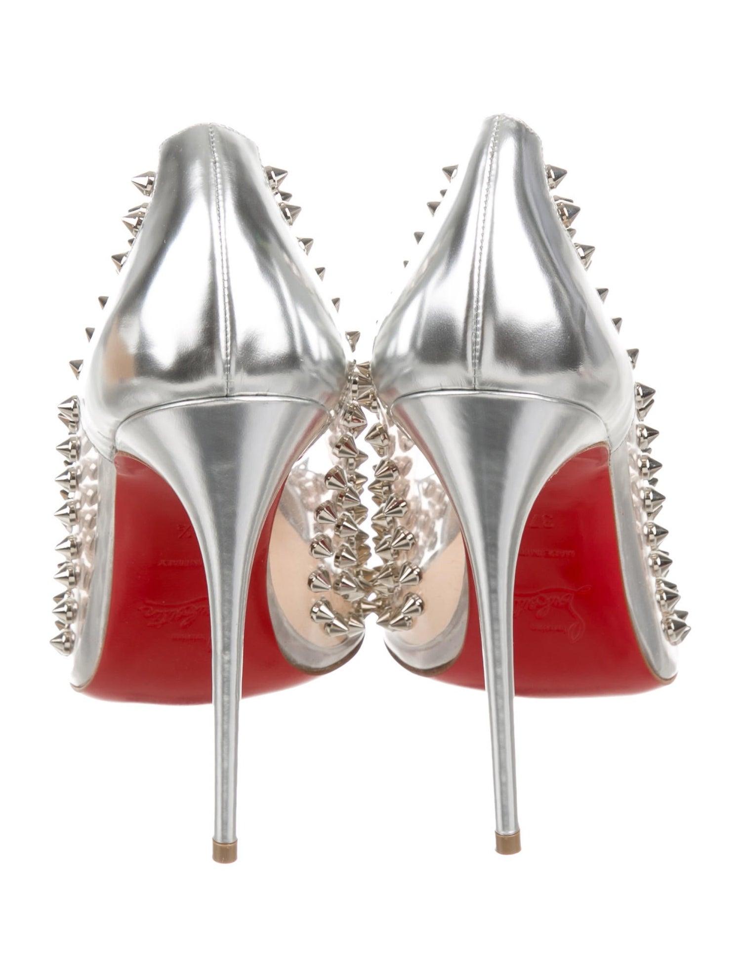 clear christian louboutin shoes
