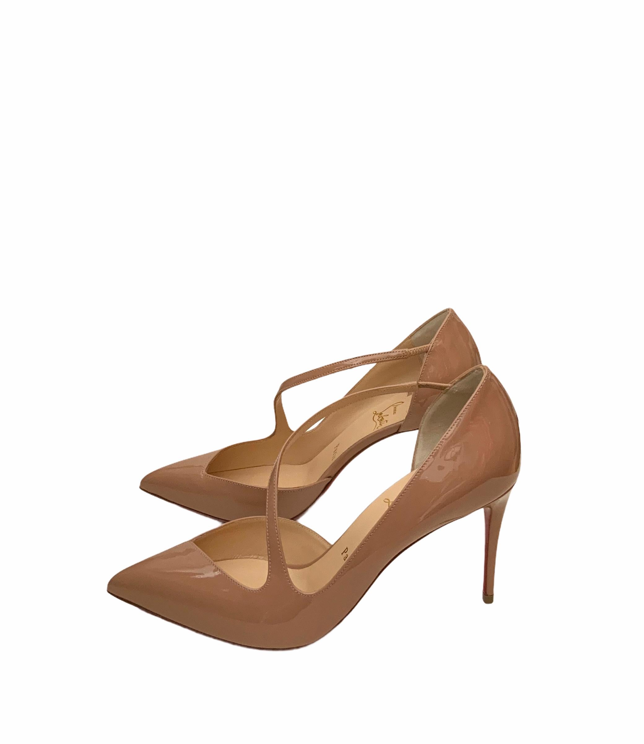 louboutin brown heels