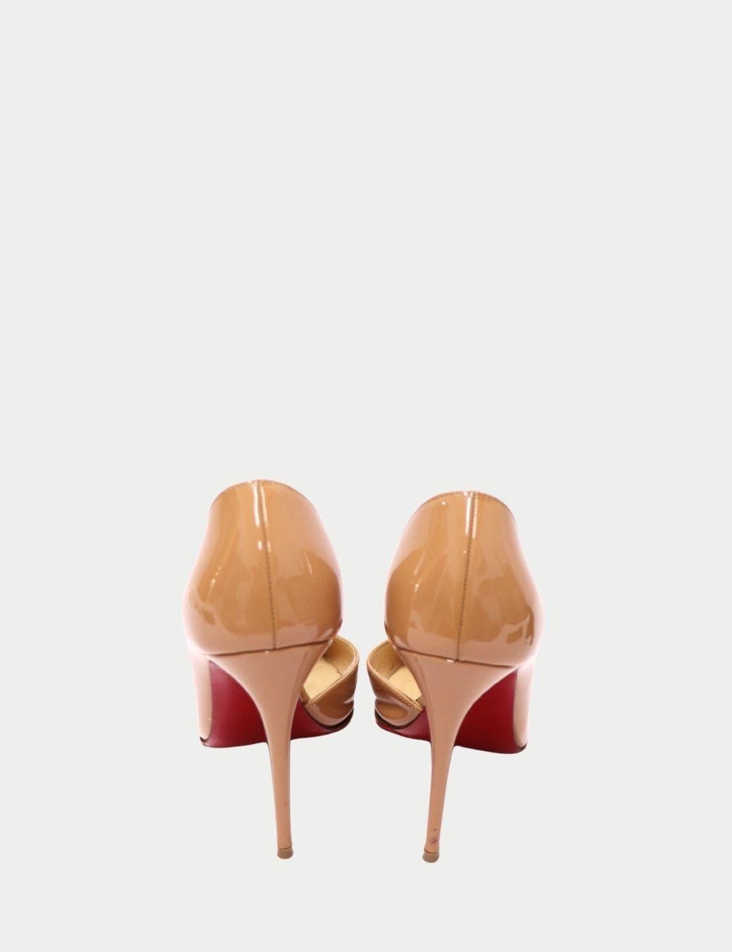 Christian Louboutin Pumps So Kate in vernice nuda - EU 36.5 In condizioni buone in vendita a Amman, JO