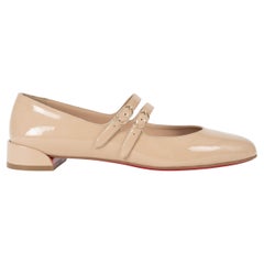 CHRISTIAN LOUBOUTIN nackte Lackleder SWEET JANE Schuhe 40