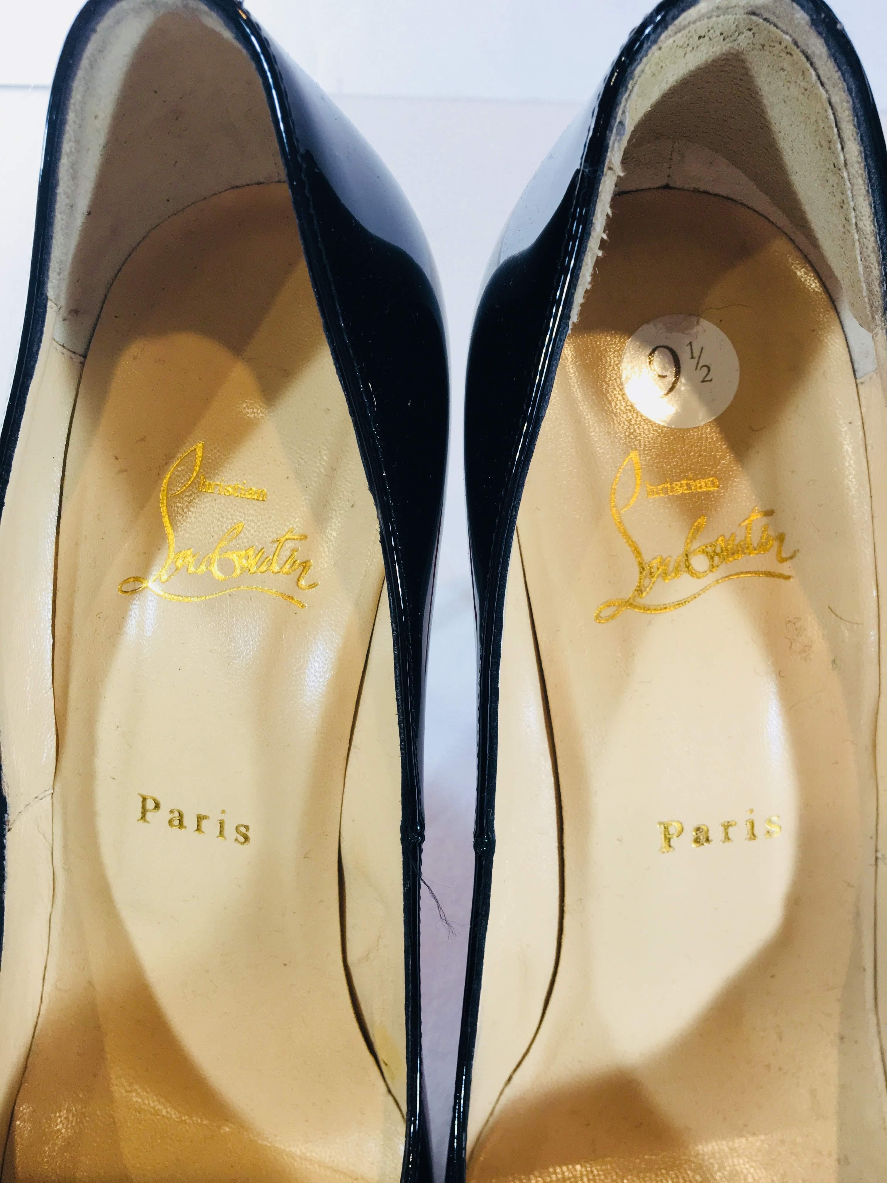Christian Louboutin Open Toe Pumps 1