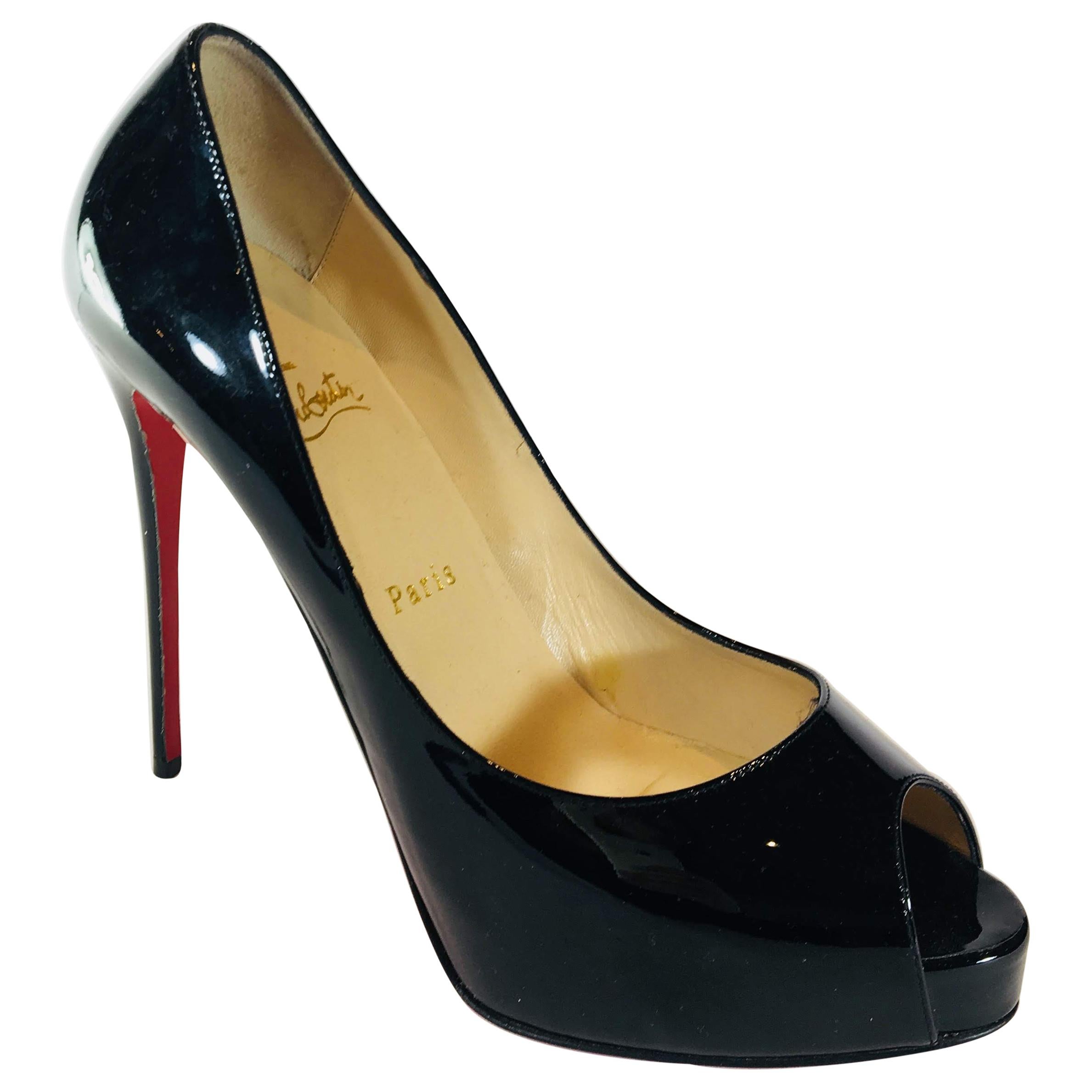 Christian Louboutin Open Toe Pumps