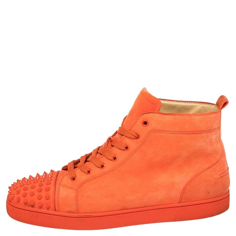 Christian Louboutin Spike Shoes - 188 For Sale on 1stDibs  red bottom low  top sneakers, red bottoms spike shoes, spike red bottom shoes