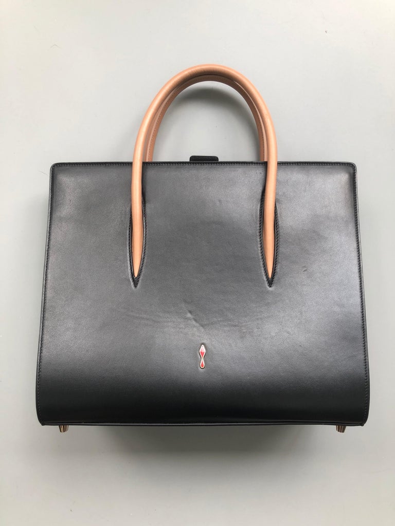 Christian Louboutin Black Patent Nano Paloma Bag – BlackSkinny
