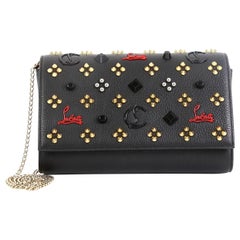 Christian Louboutin Paloma Clutch Embellished Leather Small,