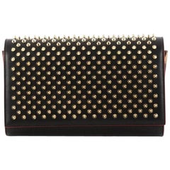 Christian Louboutin Paloma Clutch Spiked Leather