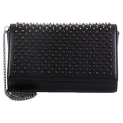 Christian Louboutin Paloma Clutch Spiked Leather