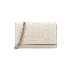 Christian Louboutin Paloma Clutch Spiked Leather