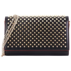 Christian Louboutin Paloma Clutch Spiked Leather