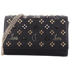 Christian Louboutin Paloma Clutch Studded Leather Small