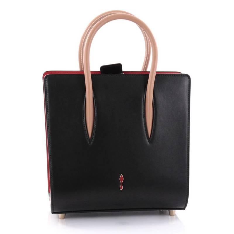 Christian Louboutin Paloma Tote Leather Small In Good Condition In NY, NY