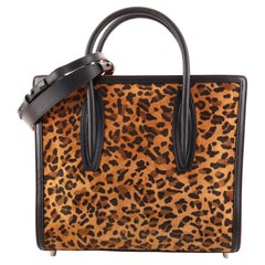 Christian Louboutin Paloma Tote Printed Suede and Canvas Medium
