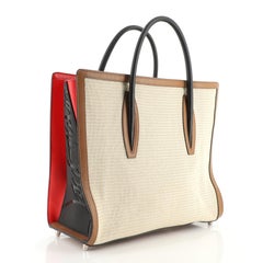 Christian Louboutin Paloma Tote Raffia Large