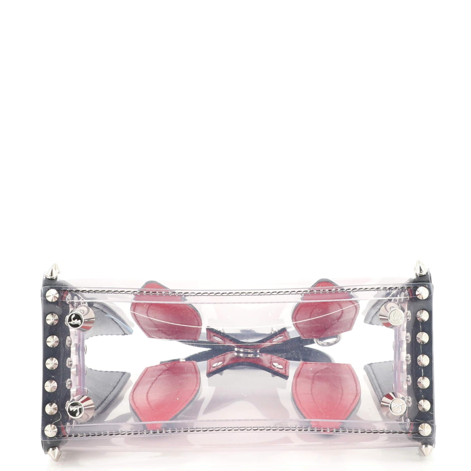 Christian Louboutin Paloma Tote Spiked PVC Mini In Good Condition In NY, NY