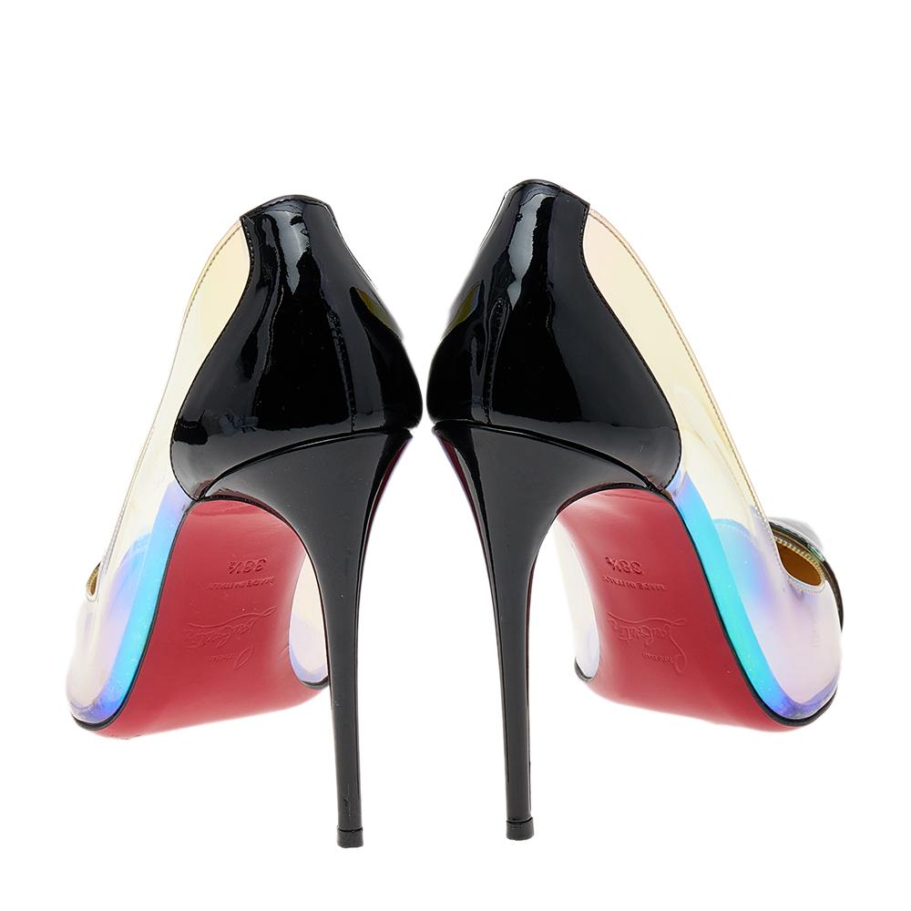 christian louboutin iridescent heels