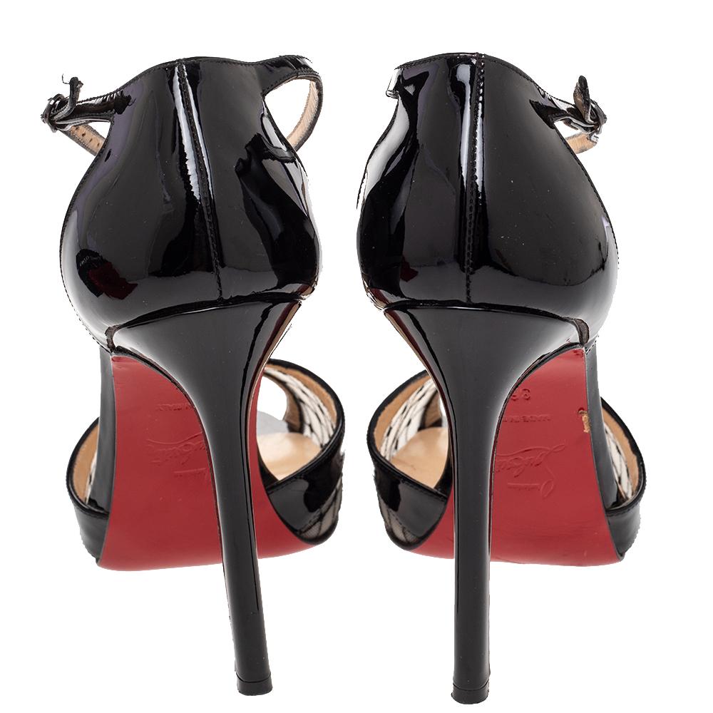 christian louboutin wrap heels