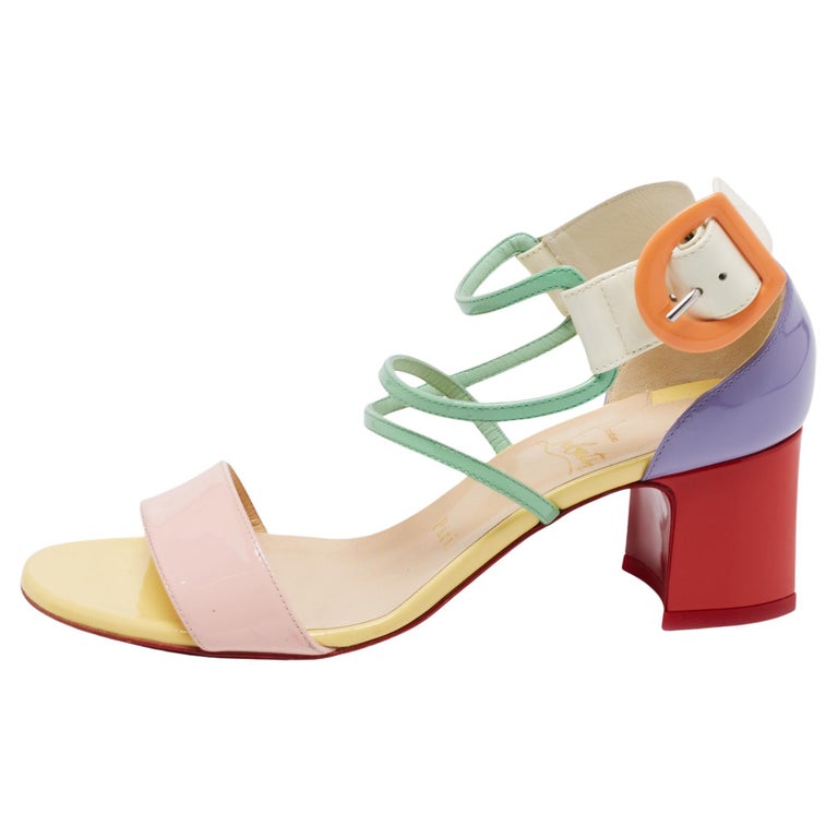 Christian Louboutin Block Sandals - 3 For Sale on 1stDibs | louboutin block  heels, louboutin block heel sandals, christian louboutin block heel sandal