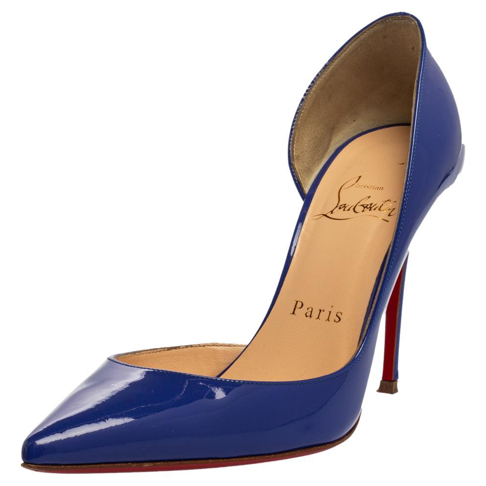 Christian Louboutin Black Leather Eloise Pumps Size 34.5 at 1stDibs