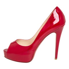 Christian Louboutin Patent Leather New Prive Pumps Size 38
