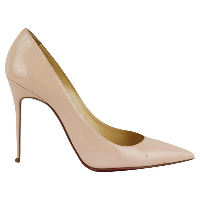 Louis Vuitton Nude Patent Leather First Lady Pumps US 7.5 at 1stDibs