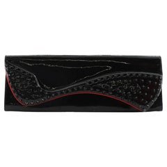 Christian Louboutin Pigalle Clutch Spiked Patent