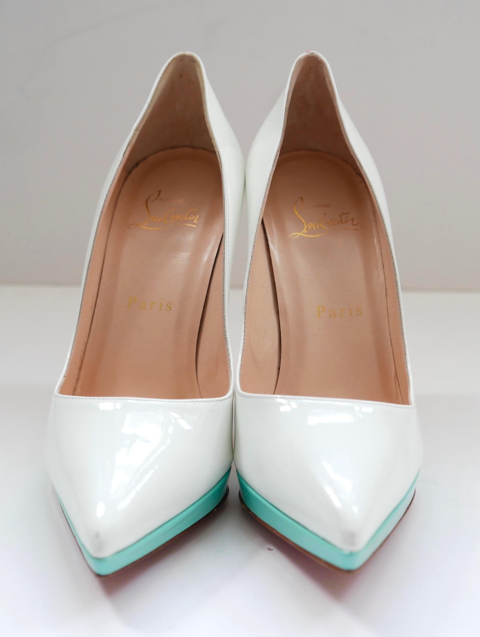 Christian Louboutin Pigalle Plato heels In Good Condition For Sale In London, GB