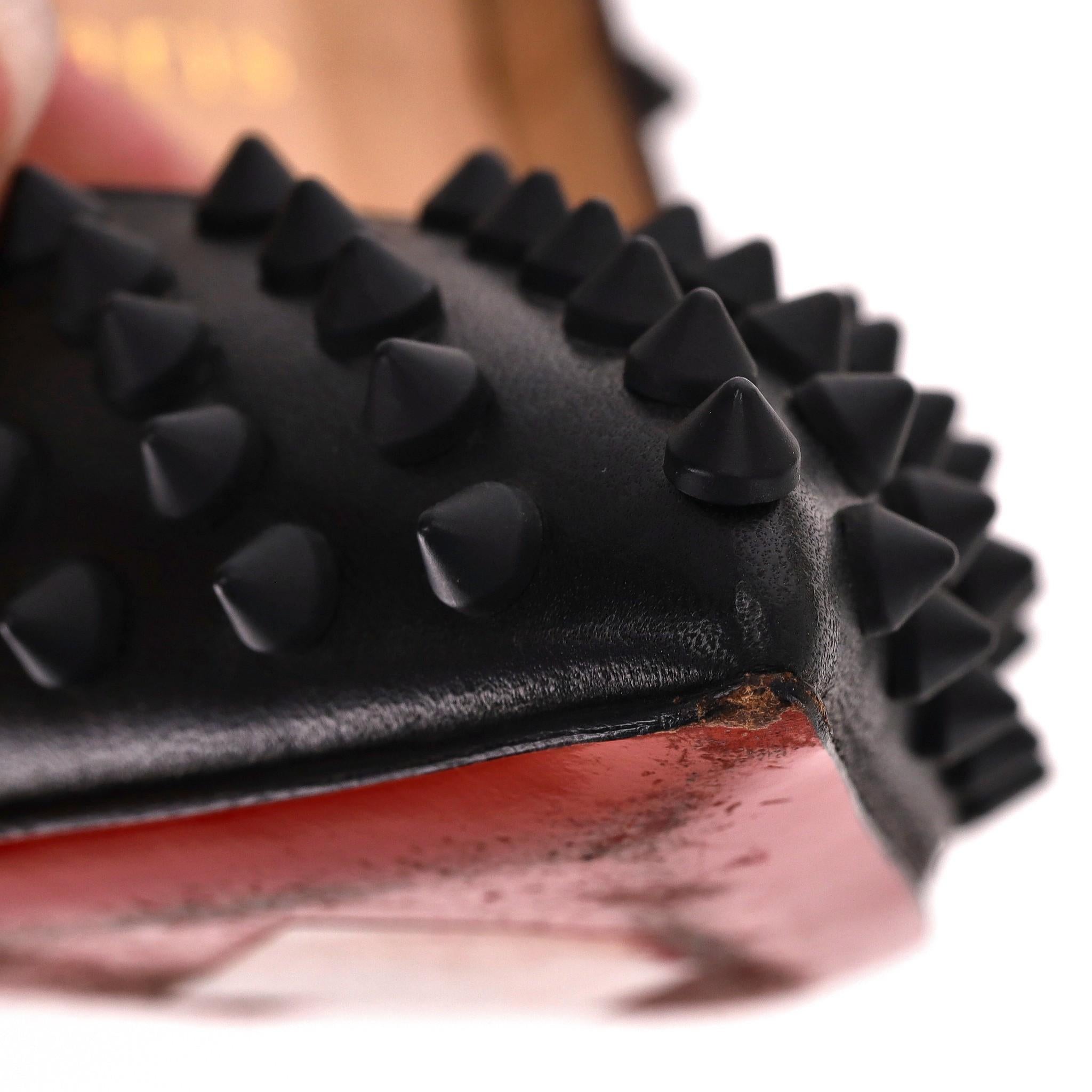 Christian Louboutin Pigalle Spikes Matte Leather Pumps 3