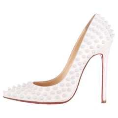 Christian Louboutin Pigalle Spikes Matte Leather Pumps