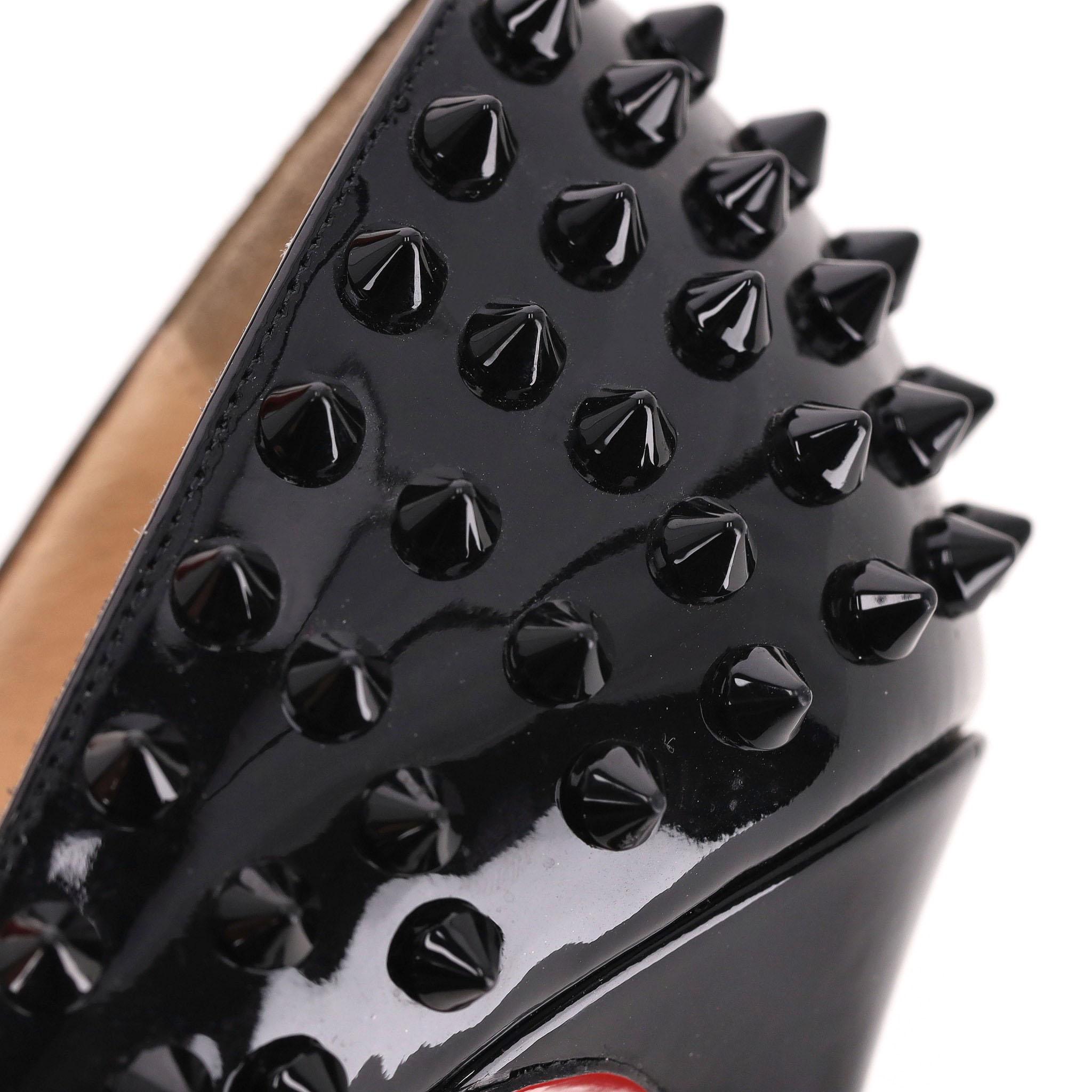 Christian Louboutin Pigalle Spikes Patent Leather Pumps 5