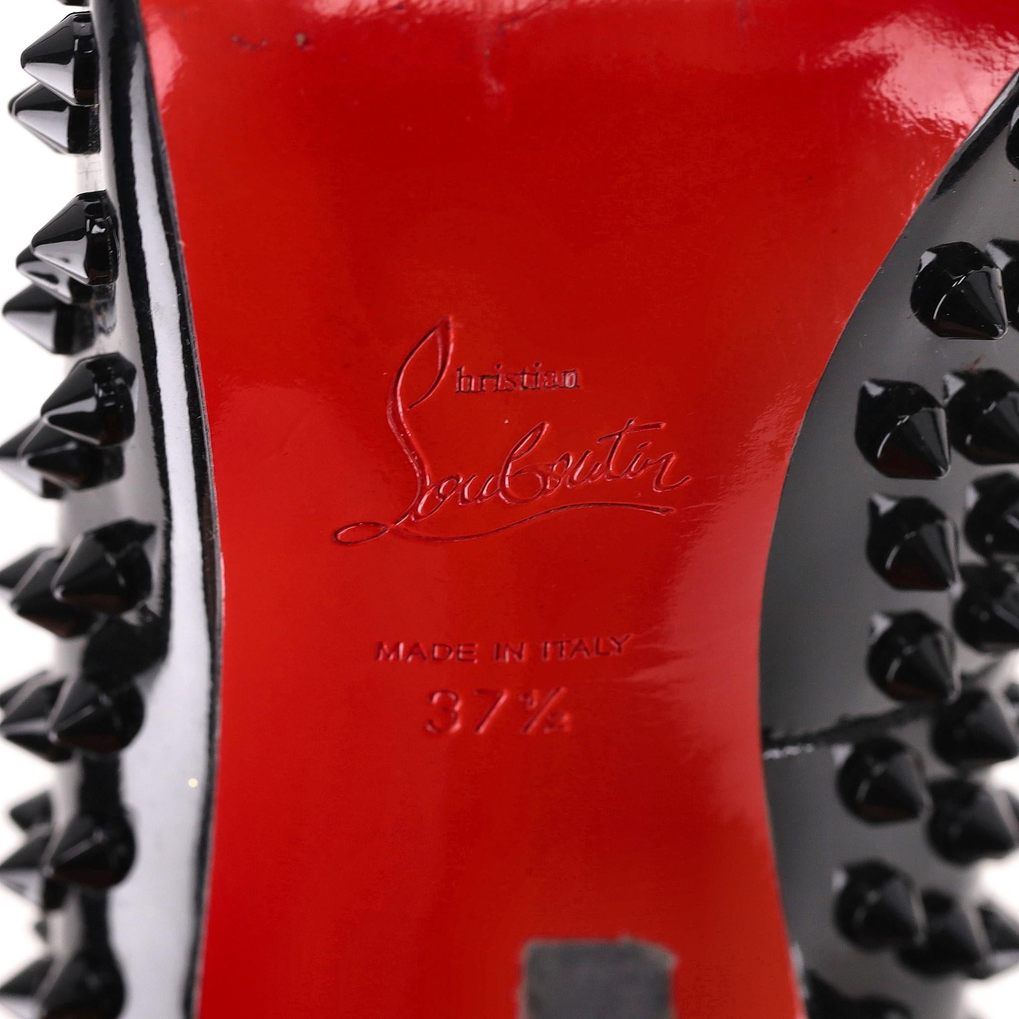 Christian Louboutin Pigalle Spikes Patent Leather Pumps 1