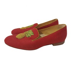 Christian Louboutin Pineapple Slippers IT 37, 5