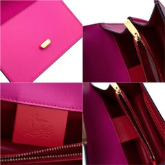 Christian Louboutin Pink Elisa Mini Leather Shoulder Bag at 1stDibs