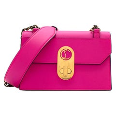 Christian Louboutin Pink Elisa Mini Leather Shoulder Bag