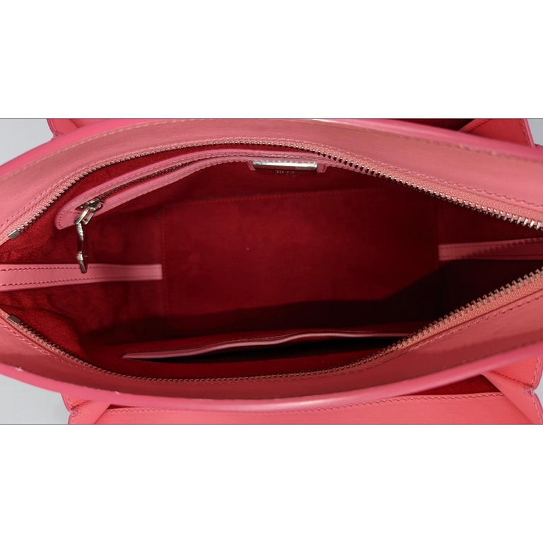 Christian Louboutin Pink Leather Small Eloise Satchel For Sale at 1stDibs
