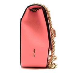 Christian Louboutin Pink Leather Sweet Charity Crossbody Bag