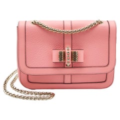 Christian Louboutin Pink Leather Sweet Charity Shoulder Bag