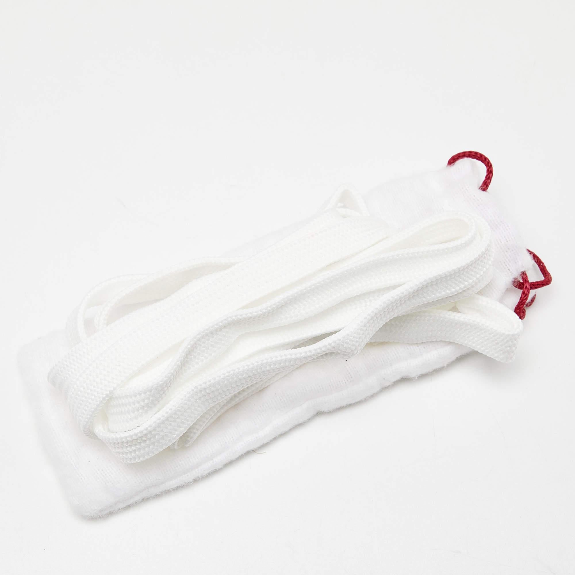 Christian Louboutin Pink Mesh & Leather Spiked Louis Junior Sneakers Size 39.5 5